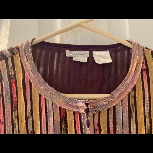 Multicolored 100% polyester jacket - Picture 3 of 5